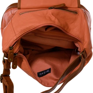 Thumbnail 4: Bueno Bueno Leather Front Pocket Hobo Bag 
