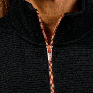 Thumbnail 3: Skechers Skechers Womens 1/4 Zip Knit Ottoman Long Sleeve Top 