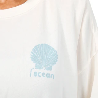 Thumbnail 4: Z SUPPLY Z Supply Womens Long Sleeve Ocean Seashell Sweatshirt 