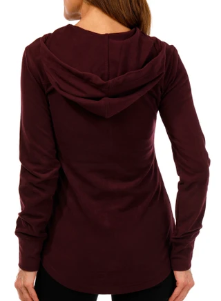 Thumbnail 2: RBX RBX Women's Active Plush Tunic Hooded Jacket 