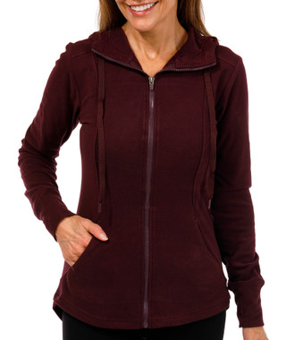 Thumbnail 1: RBX RBX Women's Active Plush Tunic Hooded Jacket 
