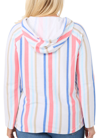 Thumbnail 2: REEL LEGENDS Reel Legends Womens Long Sleeve Baja Stripe Hoodie 