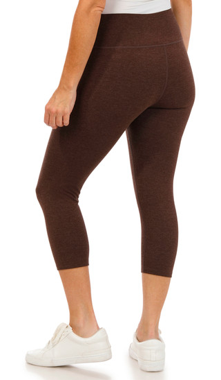Thumbnail 2: Jockey Jockey Womens 20 in. Heather Cotton Stretch Capris 