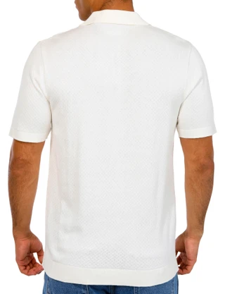 Thumbnail 2: Kenneth Cole Kenneth Cole Mens Short Sleeve Johnny Collar Sweater Polo 