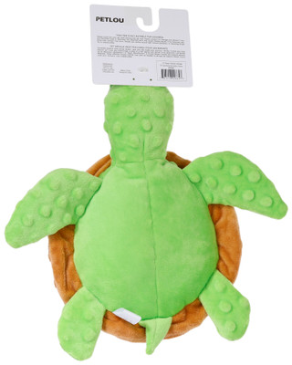 Thumbnail 3: Petlou Petlou 12 in Sea turtle Dog Toy 