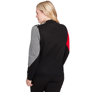 Thumbnail 2: Alfred Dunner Alfred Dunner Womens Exploded Argyle Sweater 