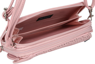 Thumbnail 2: Bueno Bueno Perforated Floral Wallet Crossbody Bag 