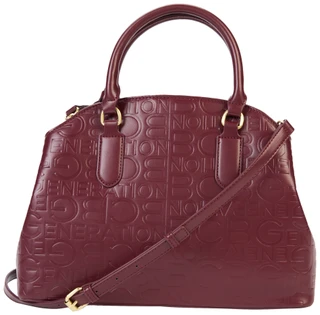 Thumbnail 2: BCBGeneration BCBGeneration Debossed Triple Entry Satchel Bag 