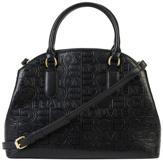 Thumbnail 2: BCBGeneration BCBGeneration Debossed Triple Entry Satchel Bag 