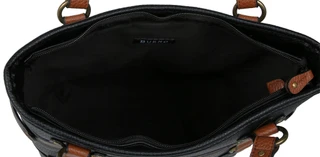 Thumbnail 3: Bueno Bueno XLarge Pebble Colorblock Buckle Zippered Tote Bag 