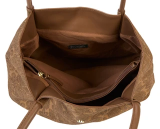 Thumbnail 4: Bueno Bueno Large Embossed Floral Buckle Tote Bag Purse 