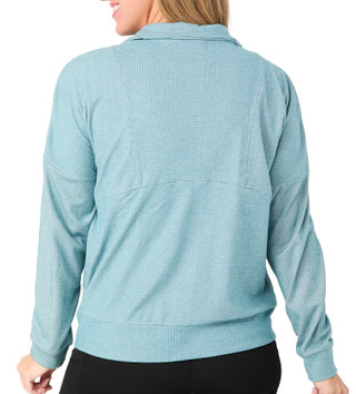 Thumbnail 2: RBX RBX Women's Active Plush Fleece Mock Neck Jacket 