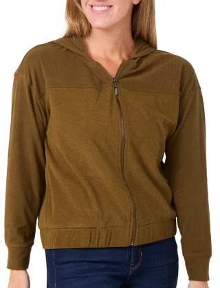 Thumbnail 2: Cyrus Cyrus Womens Long Sleeve Zip Hoodie 