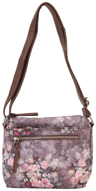 Thumbnail 1: DARK BROWN FLORAL