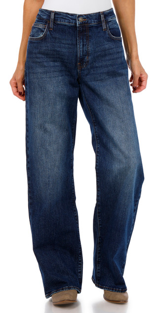 Thumbnail 1: Hudson Hudson Womens Rosalie High Rise Wide Leg Jeans 