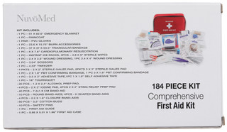 Thumbnail 2: Nuvo Med NuvoMed 184 Pc Comprehensive First Aid Kit 