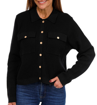 Thumbnail 1: SUPPLIES BY UNIONBAY Supplies by UNIONBAY Womens Katrina Textured Sweater Jacket 