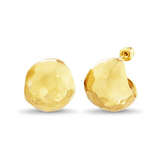 Thumbnail 1: AQUAMIR Aquamir Gold Plated Dome Earrings 