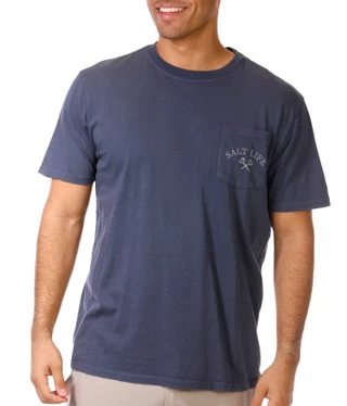 Thumbnail 1: Salt Life Salt Life Mens Lobster Chasin' Tail Cotton Graphic T-Shirt 