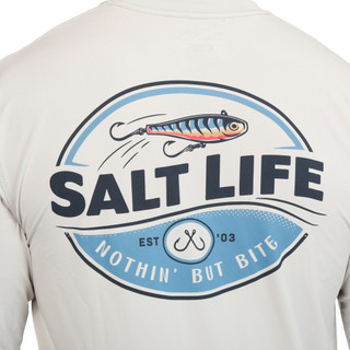 Thumbnail 6: Salt Life Salt Life Mens Long Sleeve Nothin' But Bite Shirt 
