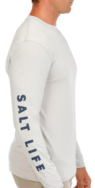Thumbnail 8: Salt Life Salt Life Mens Long Sleeve Nothin' But Bite Shirt 