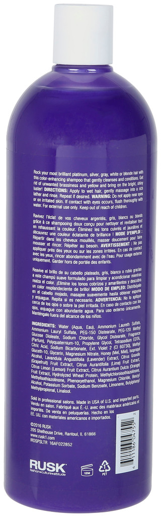 Thumbnail 2: Rusk Rusk 33.8 oz Deepshine PlatinumX Shampoo 