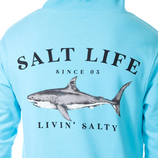 Thumbnail 3: Salt Life Salt Life Mens Jaws of Steel Fleece Hoodie 