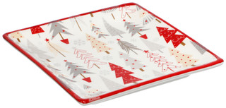Thumbnail 1: Boston International Boston International 6 In Christmas Tapas Plate 