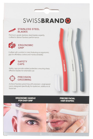Thumbnail 2: LOMI Lomi SwissBrand+ Men's 12-Piece Dermaplane Razor Set 