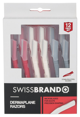 Thumbnail 1: LOMI Lomi SwissBrand+ Men's 12-Piece Dermaplane Razor Set 