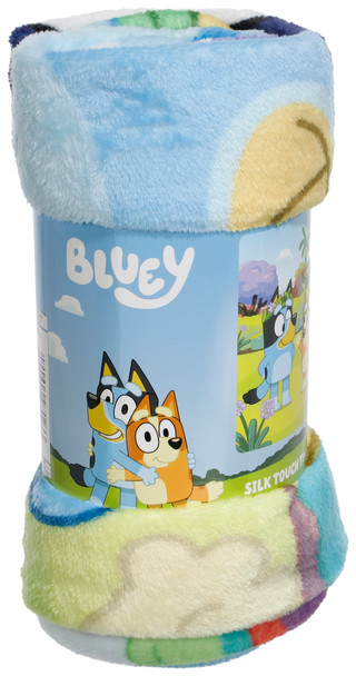 Thumbnail 1: BLUEY Bluey Kids Silk Touch Throw Blanket 
