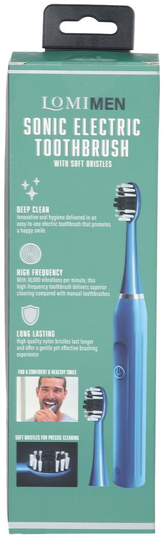 Thumbnail 2: LOMI Lomi Men Sonic Electric Toothbrush - Blue 