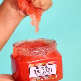 Thumbnail 4: Tree Hut Tree Hut 18 Oz. Peach Sorbet Shea Sugar Scrub 