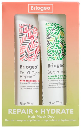 Thumbnail 1: BRIOGEO Briogeo Repair and Hydrate Hair Mask Duo 