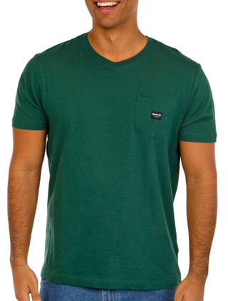 Thumbnail 1: Hurley Hurley Mens Short Sleeve Solid Color Cotton Knit Pocket Tee 
