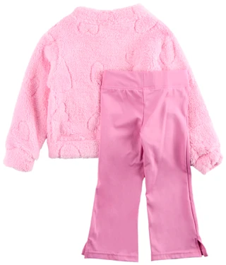 Thumbnail 2: 90 DEGREE BY REFLEX 90 Degree By Reflex Girls 2 Pc Sherpa Flare Pants Set 