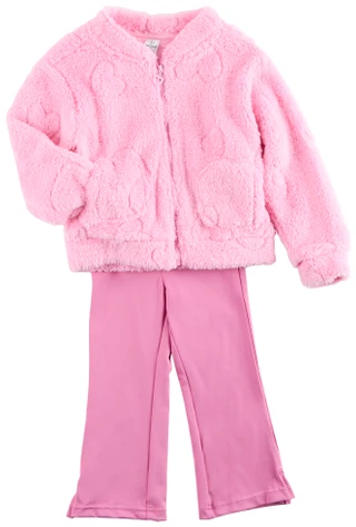 Thumbnail 1: 90 DEGREE BY REFLEX 90 Degree By Reflex Girls 2 Pc Sherpa Flare Pants Set 