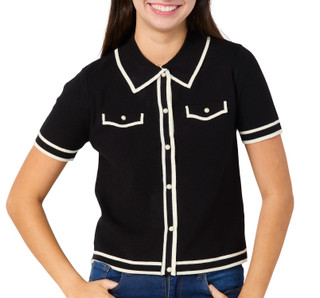 Thumbnail 1: BLACK/ IVORY