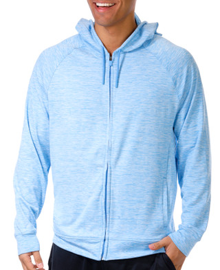 Thumbnail 1: REEL LEGENDS Men's Long Sleeve Full Zipper Seabrush Hoodie 