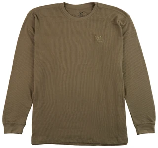 Thumbnail 1: TRUE TIMBER True Timber Mens Long Sleeve Solid Waffle Crew Knit Shirt 