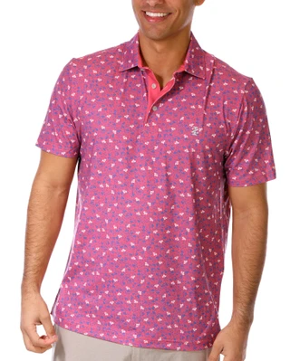 Thumbnail 2: Izod Golf IZOD Golf Mens Short Sleeve Floral Print Polo Shirt 