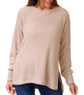 Thumbnail 1: Chenault Chenault Womens Long Sleeve Cozy Knit Tunic Top 