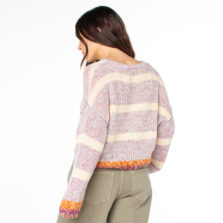 Thumbnail 2: ROXY Roxy Juniors Marine Magic Cropped Sweater 
