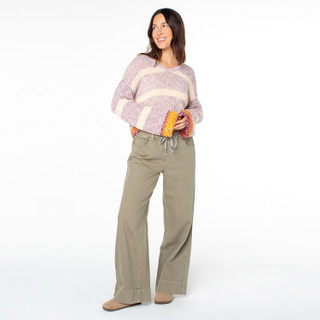 Thumbnail 6: ROXY Roxy Juniors Marine Magic Cropped Sweater 
