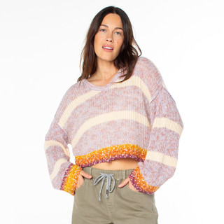 Thumbnail 4: ROXY Roxy Juniors Marine Magic Cropped Sweater 
