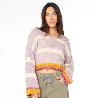 Thumbnail 1: ROXY Roxy Juniors Marine Magic Cropped Sweater 