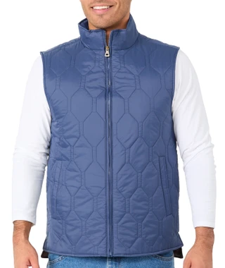 Thumbnail 3: Hunter Hunter Mens Hexagon Quilted Lightweight Vest 