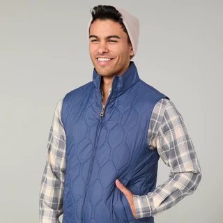 Thumbnail 1: Hunter Hunter Mens Hexagon Quilted Lightweight Vest 