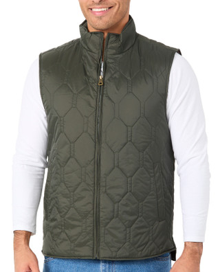 Thumbnail 3: Hunter Hunter Mens Hexagon Quilted Lightweight Vest 