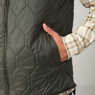 Thumbnail 6: Hunter Hunter Mens Hexagon Quilted Lightweight Vest 